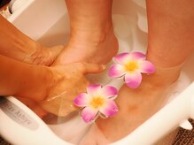 癒しの森 三宮 元町の雰囲気(【大人気】足浴付きメニュー多数あり♪冷えたお身体を癒します◎)