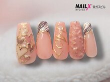 ネイリックス 栄ガスビル(NAILX)/大人バレンタインネイル