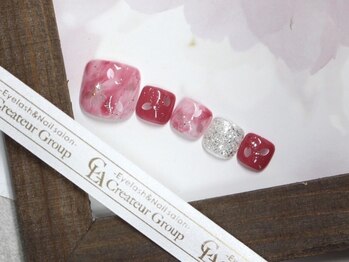 クレアラルーチェ 坂出店(Crea la Luce)の写真/ハンドもフットもデザイン豊富！フィルイン対応店で自爪に優しい★お好きなデザインはオーダーで♪