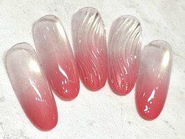 マグネット ピンクネイル