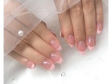 ニーネイル 阿波座(nii_nail)/可愛らしいフレンチネイル＊