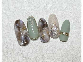 プルメリア(PLUMERIA)/8月定額デザインコース
