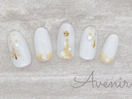 ホワイトスターネイル