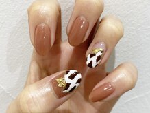 クォーターリゾートネイル(QUARTER RESORT nail)/レオパードネイル☆