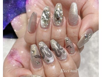 チアフルチア バイ リッチネイル(CheerfulCheer by Ricci nail)/蛇ネイル