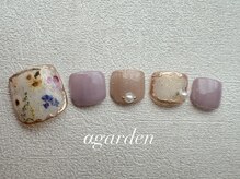 ネイルサロン アルファガーデン 町田本店(α garden)/フットおすすめデザイン¥8800