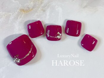 ラグジュアリーネイル ハローズ(HAROSE)/フットマンスリージェルコース