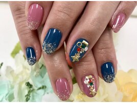 クリスマスツリーネイル☆