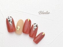 ネイルサロン ブランロール 白金店(Nail Salon Blanl'or)/秋色アニマル囲みミラー