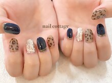 ネイルコテージ(Nail cottage)/レオパードネイル