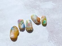 ソウ 難波店 nail salon Sou/カラフルニュアンスnail