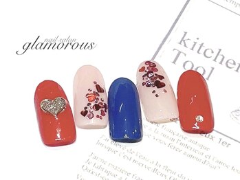 ネイルグラマラス 西新井店/《パラジェル》バレンタインnail