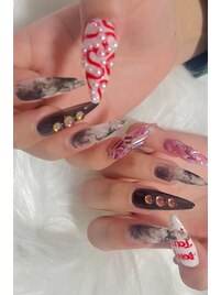 個性派☆ロングネイル