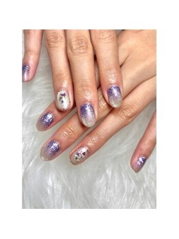 ワンラブネイルズ 池袋店(One Love Nails)/【定額】5990円★　ラメ