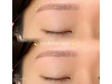 人気のアイブロウWax♪メンズも可！！