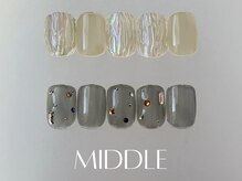 ソレイユネイル(soleil nail)/12月【ミドル】