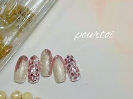 ピンクミラーネイル 立川/立川駅