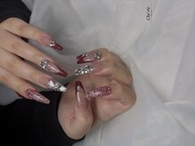 赤フレンチ　× ツイード