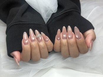 愛ネイルサロンの写真/うるうると奥行き感◎”マグネット/フラッシュ¥5000”■シンプルで清潔感を保ちつつ華やかな指先が叶う♪