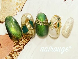 シェル×ミラーネイル♪