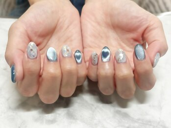 ぷるマグ＆タイダイネイル