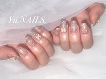ユーネイルズ 恵比寿(Yu.NAILS.)/リボン◎フラッシュオンversion