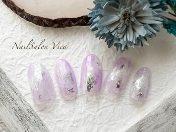 ヴィカ(Vica)/パープルのニュアンスデザイン♪