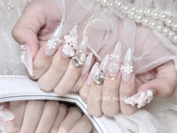 リンドネイル バイ モカ アンド ララ(Lind nail by moca and LaLa)/【mizuki】キャラクターネイル