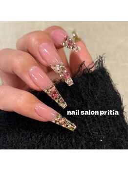 プリティア クリアモエ(Pritia clear moe)/宝石フレンチ