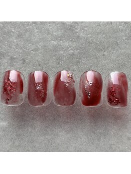 タオドットネイル(TAO...nail)/【定額】アシメデザインアート