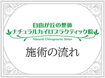 自由が丘の整体 ナチュラルカイロプラクティック院/【　施術の流れ　】