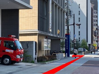 ヘンミ/病院から当院までの道順５