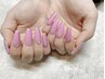 【Hand】チップ長さだし/パーツ付け放題　　¥11900