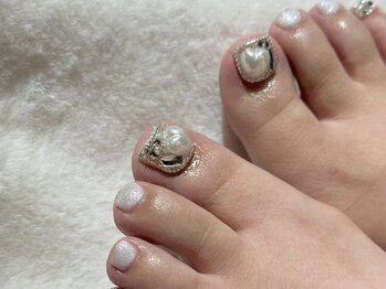 エマネイル プラス キハクヤ 堺東店(EmaNail+KIHAKUYA)/フット定額デザイン