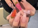 ちゅるちゅるいちごネイル