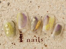 アイネイルズ 町田店(I nails)/塗りかけフェザー7980円
