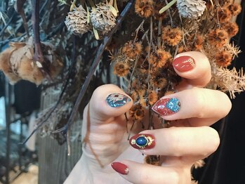 アティックネイルアトリエ(attic nail atelier)/お持ち込み手描きデザイン
