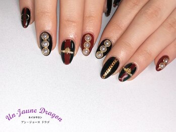 アン ジョーヌドラゴ/【自爪ネイル】グッチネイル