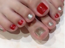 ルームヘアネイル 曙橋店(Room hair nail)/ゴージャスワンカラーフット