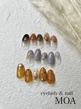 モア(MOA)/定額ネイル9月のデザイン