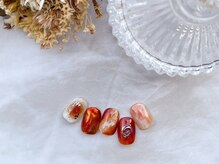 エイミー 金町(amy)/カフェオレネイル