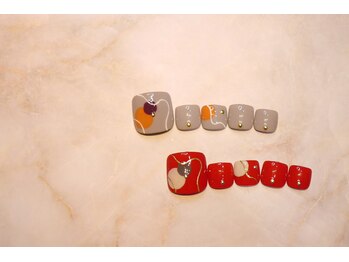 ネイルサロン ブリオン(Nail Salon Bullion)/ウェーブラインネイル