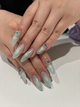 アース ネイルアンドアイラッシュ 大崎店(HAIR ＆ MAKE EARTH Nail＆Eyelash)/長さ出しデザイン