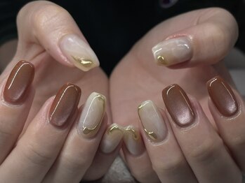 エーレ(ehre)の写真/≪ネイルで明るい気持ちになるお手伝いを≫色味,奥行き感に拘った定額ニュアンスデザインを豊富にご用意◆