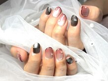 ネイルサロンブリス(nail salon Bliss)/☆マグネットのオンブレネイル☆