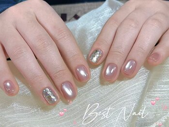 ベストネイル 渋谷109前店(Best Nail)の写真/【シンプルワンホンネイルならおまかせ！】カラー豊富でワンカラーもマグネットネイルも大満足の仕上がりに