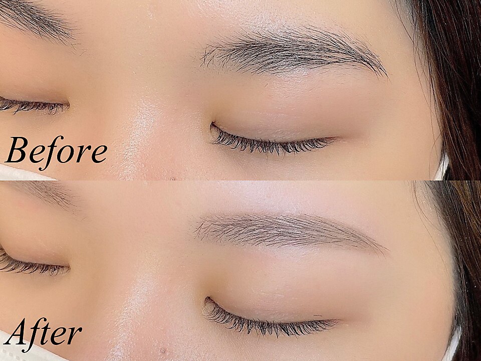 【学割U24】眉毛アイブロウデザインWAX+間引き(毛量調整)+メイク \4700