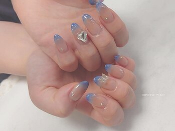 アーブルネイル(arbre nail)/●blue グラデーション