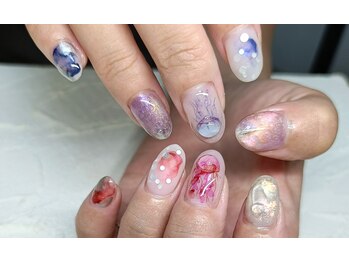 くらげネイル○゜。