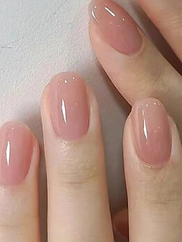 アイナ(Aina)の写真/【大人女性向けサロン】シンプル＆上品なデザインでワンランク上の指先へ♪《パラジェル/フィルイン使用》